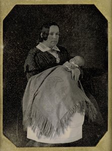 Sra. Thomas Ustick Walter y su Hijo Fallecido de William and Frederick Langenheim