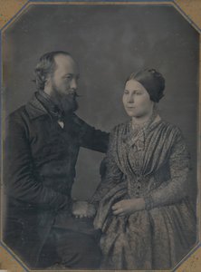 William y Sophia Palmer Langenheim, ca. 1846-47. Creadores: W. & F. Langenheim, William Langenheim de William and Frederick Langenheim
