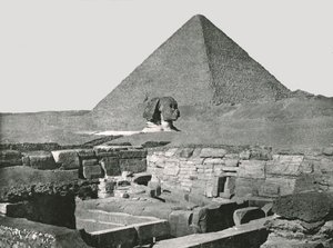 Gran Pirámide, Esfinge y Templo de Chafea, Guiza, Egipto de W and S Ltd