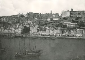 Panorama de la ciudad de Oporto, Portugal, 1895 de W and S Ltd