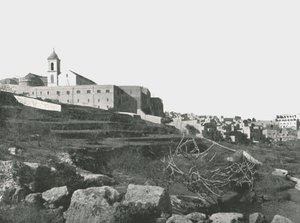 La Iglesia de la Natividad, Belén, Palestina, 1895 de W and S Ltd