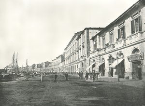 La Marina, Mesina, Sicilia, Italia, 1895