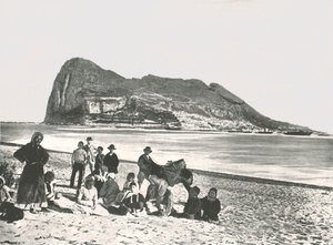 Vista de la Roca desde el mar, Gibraltar de W and S Ltd
