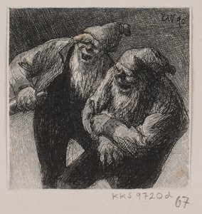 Dos duendes riendo