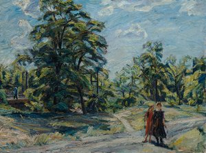 paisaje de árboles de Waldemar Rosler