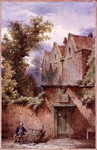 Casa de Nell Gwynne, Bagnigge Wells, St Pancras, Londres, 1865 de Waldo Sargeant