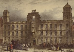 Northumberland House, Strand (cromolitografía) de Waldo Sargeant