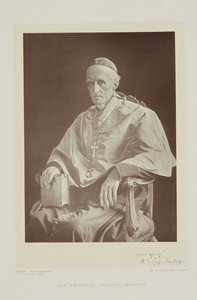 Retrato del Cardenal Henry Edward Manning (1808-92) de Walery Rzewuski