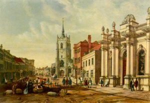 Mercado, Sudbury, c1850, 1943 de Walker