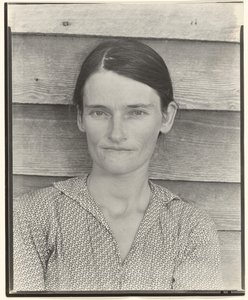 Allie Mae Burroughs, esposa de un aparcero de algodón, condado de Hale, Alabama