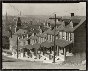 Casas bifamiliares en Bethlehem, Pensilvania de Walker Evans