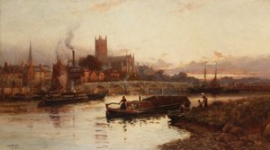 Vista de Worcester, 1890