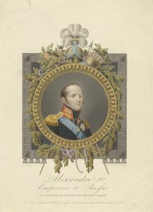 Retrato del zar Alejandro I de Rusia