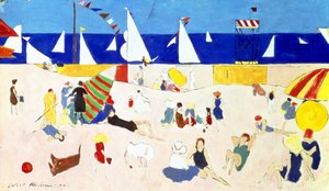 En la playa de Walt Kuhn