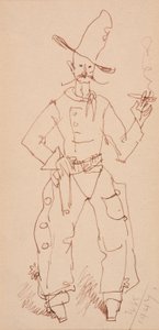 Vaquero fumador de Walt Kuhn