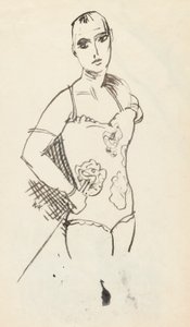 Acróbata femenina de Walt Kuhn