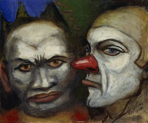 Dos payasos de Walt Kuhn