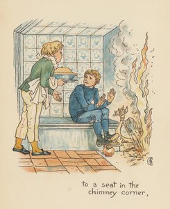 Ilustración de Leyendas para Lionel de Walter Crane (litografía en color) de Walter (after) Crane