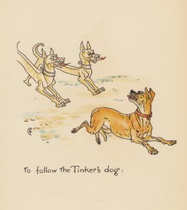 Ilustración de Leyendas para Lionel de Walter Crane (litografía en color) de Walter (after) Crane