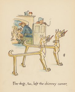 Ilustración de Leyendas para Lionel de Walter Crane (litografía en color) de Walter (after) Crane