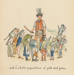Ilustración de Leyendas para Lionel de Walter Crane (litografía en color) de Walter (after) Crane