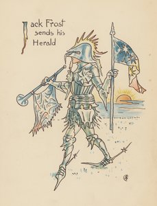 Ilustración de Leyendas para Lionel de Walter Crane (litografía en color) de Walter (after) Crane