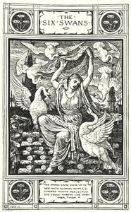 Los seis cisnes de Walter (after) Crane