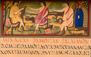 Menalcas, Damoetas y Palaemon de Walter