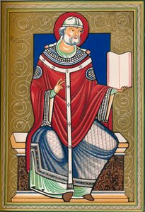 Santo con libro de Walter