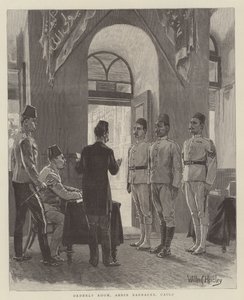 Sala de Orden, Cuarteles de Abdin, El Cairo, India de Walter Charles Horsley