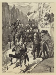La Guerra Afgana, esperando a los elefantes de Walter Charles Horsley