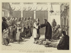 La cuestión oriental, derviches aulladores en Scutari de Walter Charles Horsley