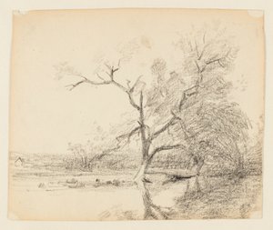 Boceto de paisaje de Walter Clark