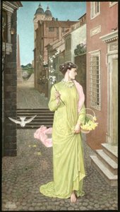 Un heraldo de la primavera de Walter Crane
