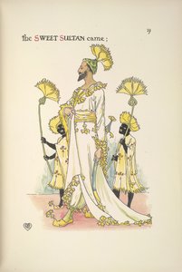 Un sultán, uno de los invitados a la boda de Walter Crane
