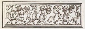 Gatos. de Walter Crane