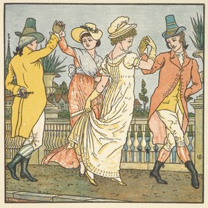 Ilustración en color para "sur le pont d