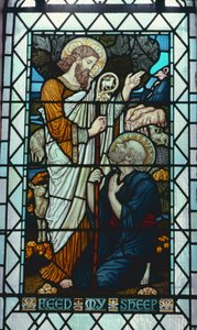 "Apacienta mis ovejas" de Walter Crane (1845-1915) de Walter Crane