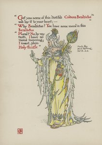 Flores del Jardín de Shakespeare de Walter Crane