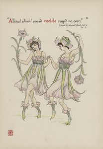 Flores del Jardín de Shakespeare de Walter Crane