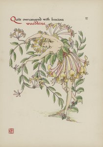 Flores del Jardín de Shakespeare de Walter Crane