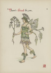 Flores del Jardín de Shakespeare de Walter Crane