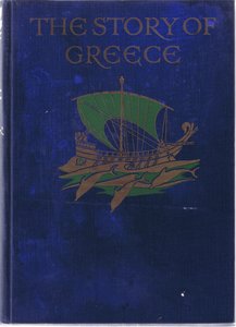 Diseño de la portada, ilustración de La Historia de Grecia, años 1930