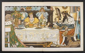 Ilustración para el Príncipe Rana. de Walter Crane
