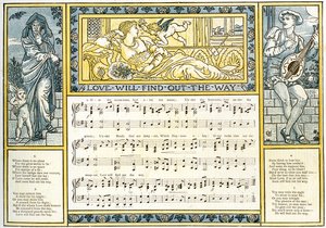 El amor encontrará el camino, ilustración de canción de 