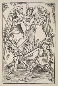 Socialismo, Liberalismo y Toryism, de Cartoons for the Cause de Walter Crane
