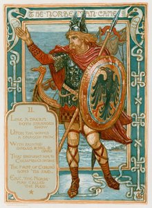 Llegaron los normandos de Walter Crane