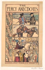 Las anécdotas de Percy (acuarela y tinta sobre papel) de Walter Crane