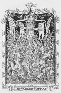 El Maypole de los Trabajadores de Walter Crane