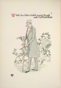 El padre de la novia en traje de mañana de Walter Crane